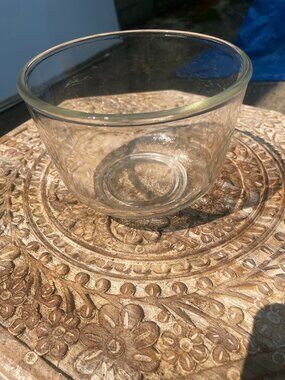 Vintage glass mixing bowl